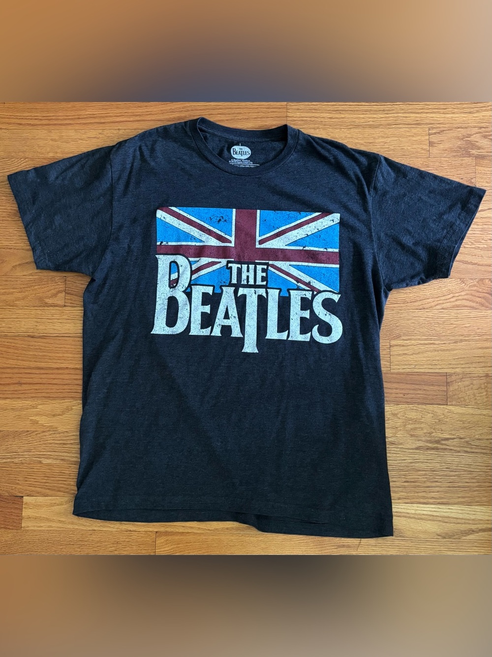 The Beatles Tshirt Men’s XL Charcoal Band Graphic Tee British Rock & Roll Music